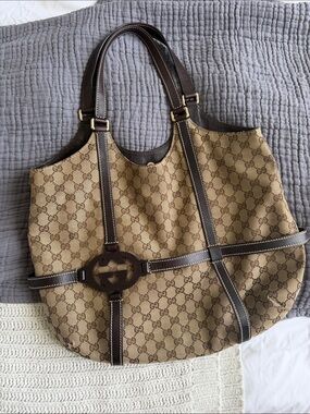 Gucci Royal Tote GG Canvas with Leather
